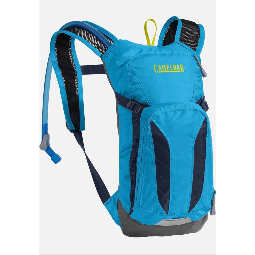NEW CamelBak Mini MULE Kids Hydration Pack 50oz Crux Reservoir Blue